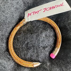 Betsey Johnson Gold Pencil Bracelet